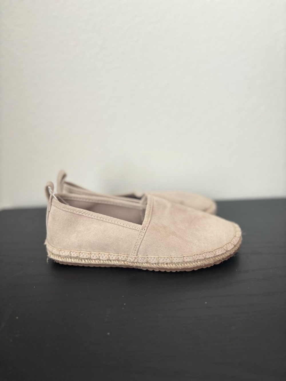 H&M Kids Slip-On Espadrille Shoes in Light Beige